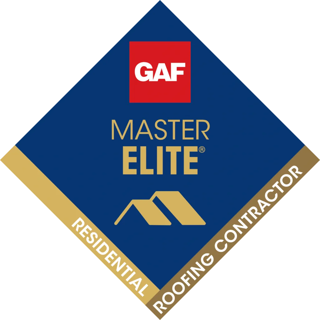 GAF Master Elite Residential Roofing Contractor badge
